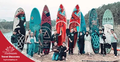 Tour Cắm Trại Hồ Tuyền Lâm Kết Hợp Chèo SUP Đà Lạt