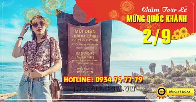 Tour Phú Yên Đảo Hòn Nưa 3 ngày 3 đêm Lễ 2/9/2025