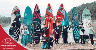 Tour Cắm Trại Hồ Tuyền Lâm Kết Hợp Chèo SUP Đà Lạt