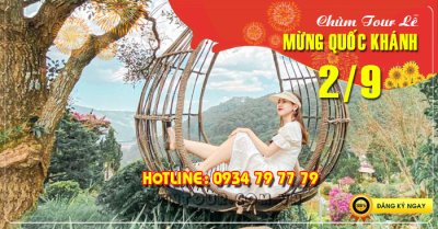 Tour Đà Lạt 3 ngày 3 đêm Lễ 2/9/2025
