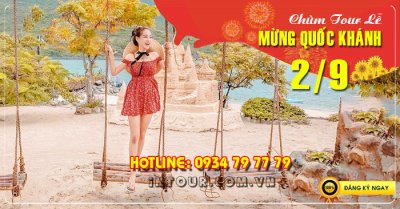 Tour Đảo Bình Ba 2 ngày 1 đêm Lễ 2/9/2025