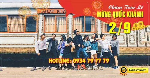 Tour Đà Lạt 2 ngày 1 đêm Lễ 2/9/2025