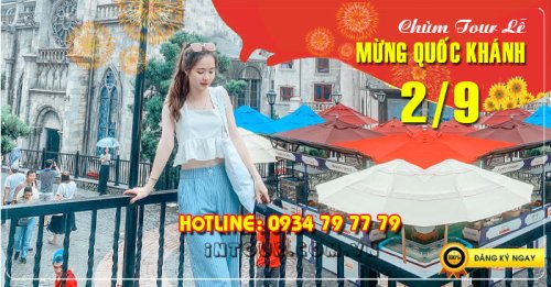 Tour Đà Nẵng Bà Nà Hills 3 ngày 2 đêm Lễ 2/9/2025