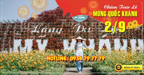 Tour miền tây Mỹ Tho - Tiền Giang 1 ngày Lễ 2/9/2025