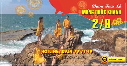 Tour Ninh Chữ - Vịnh Vĩnh Hy - Đảo Bình Hưng 2 ngày 2 đêm Lễ 2/9/2025