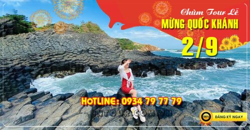 Tour Phú Yên - Điệp Sơn 3 ngày 3 đêm Lễ 2/9/2025