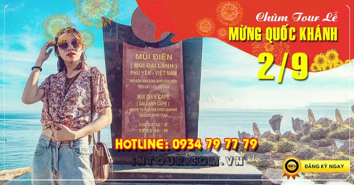 Tour Phú Yên Đảo Hòn Nưa 3 ngày 3 đêm Lễ 2/9/2025